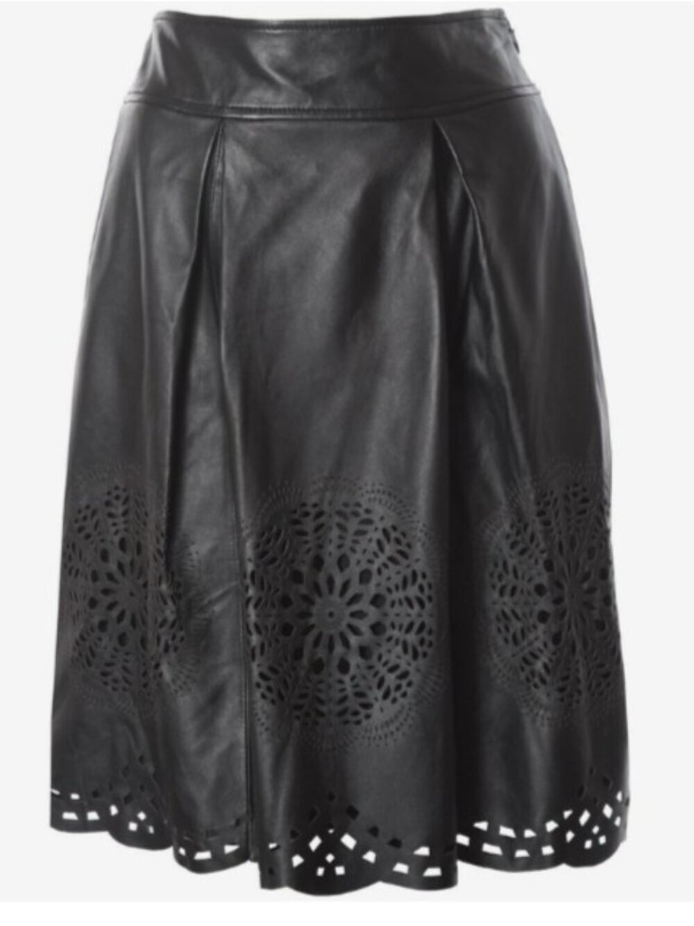 Alannah Hill I Canโt Sleep Leather Coquette Skirt Size 6